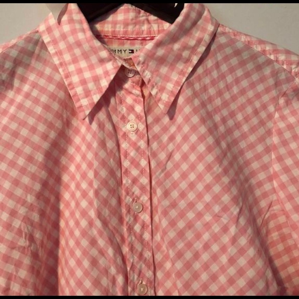 Tommy Hilfiger Gingham button down - 3 for $15
